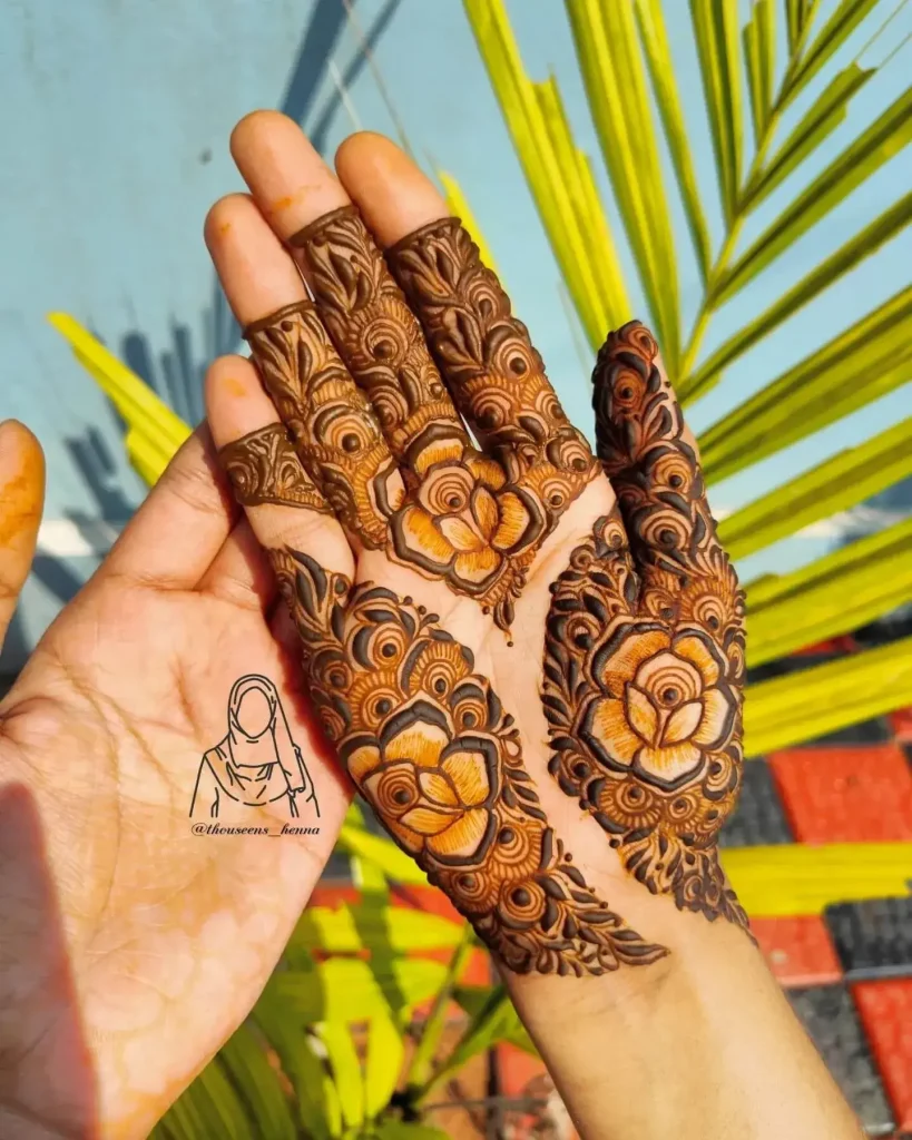 arabic henna designs simple