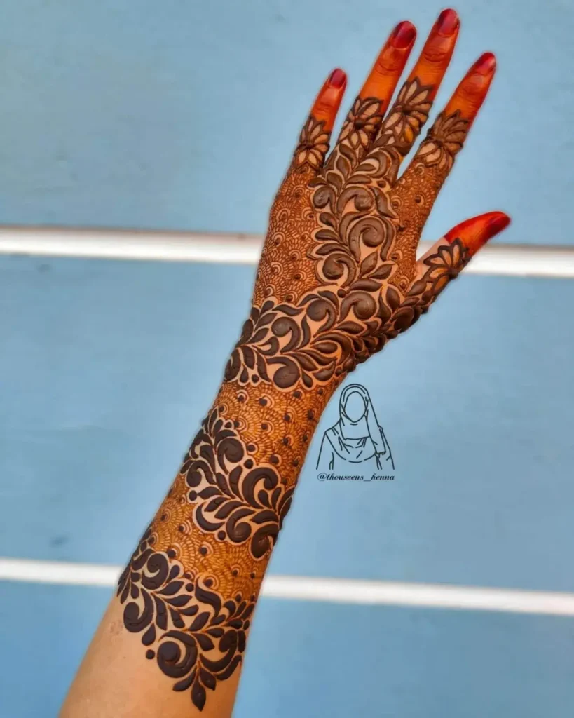 arabic bridal mehndi designs for full hands